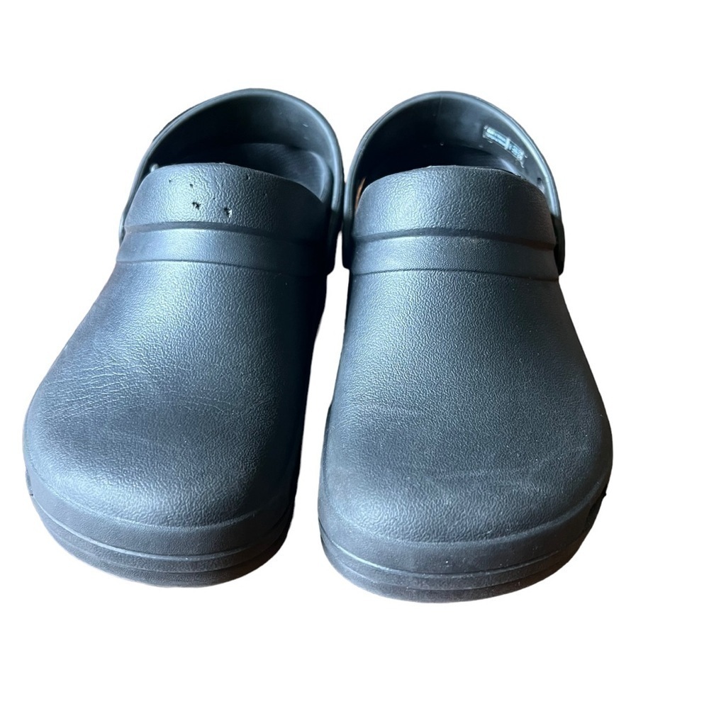 Crocs Unisex-Adult Bistro Clogs. Black. Size Women’s 7/ Men’s 5 - Picture 2 of 11